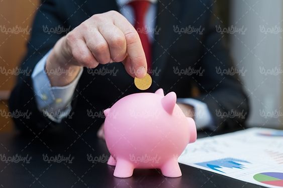 پول دلار اسکناس قلک پس انداز
