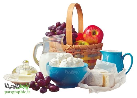 تصویر با کیفیت لبنیات