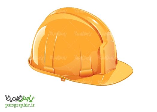 تصویر دوربری شده کلاه ایمنی کار