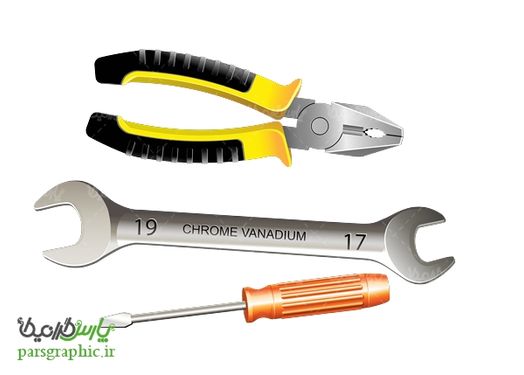 تصویر دوربری شده ابزارآلات