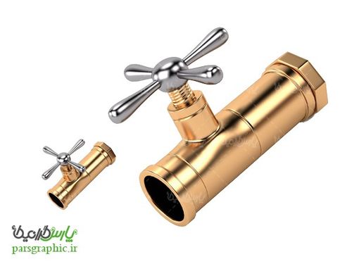 تصویر دوربری شیر فلکه