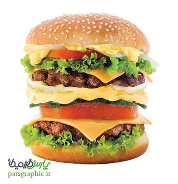 تصویر دوربری دابل چیزبرگر