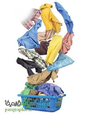 تصویر دوربری سبد رخت چرک