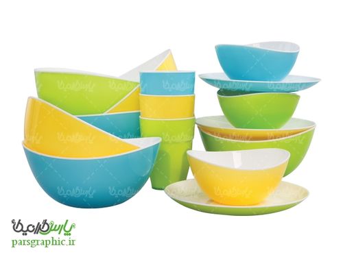 تصویر دوربری ظروف پلاستیکی