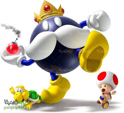 تصویر دوربری شده کاراکتر کارتونی