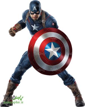 تصویر دوربری شده شخصیت کاپیتان آمریکایی