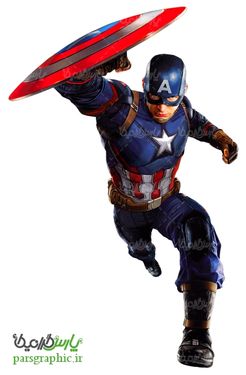 تصویر دوربری شده کاپیتان آمریکایی