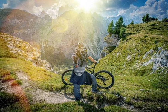 ورزش دوچرخه سواری دوچرخه سواری کوهستان ورزشکار18