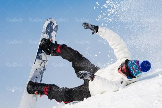 ورزش زمستانی کوه منظره برف اسنوبرد کوهستان7