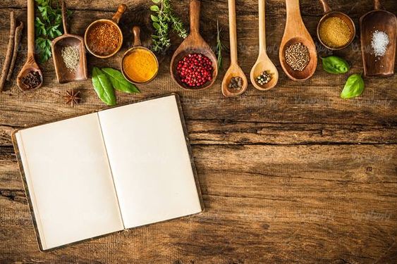 ادویه جات قاشق چوبی عطاری زردچوبه دانه فلفل سیاه2