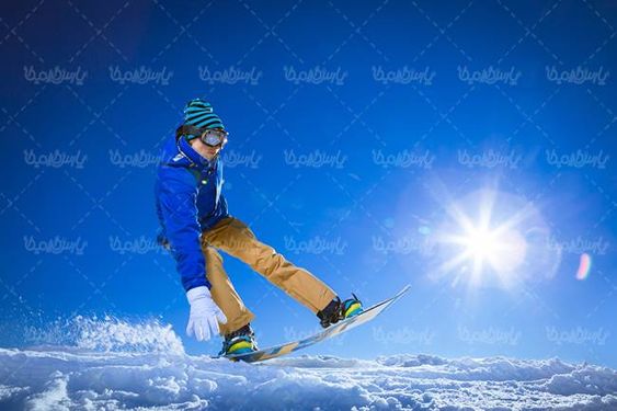 اسنوبرد برف منظره زمستانی چشم انداز ورزش زمستانی ورزشکار