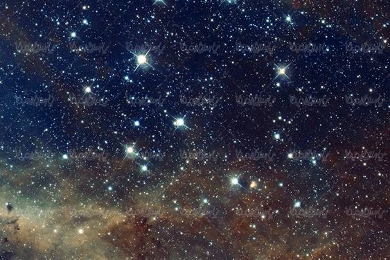 آسمان شب آسمان پر از ستاره کهکشان منظره شب پر ستاره6