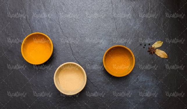 ادویه جات دارچین ظرف سفالی ادویه پودر دارچین