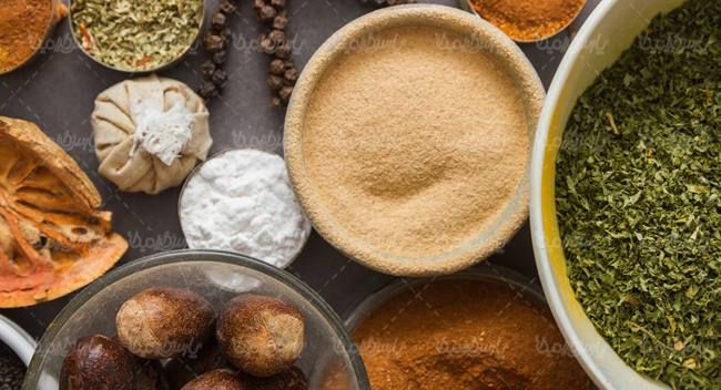 ادویه جات عطاری ظرف سفالی ادویه  فروشی1