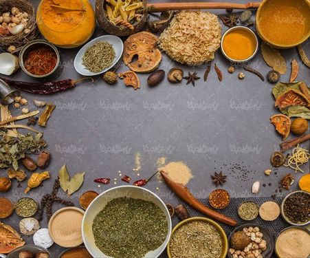 ادویه جات عطاری ظرف سفالی ادویه  فروشی میوه خشک شده2