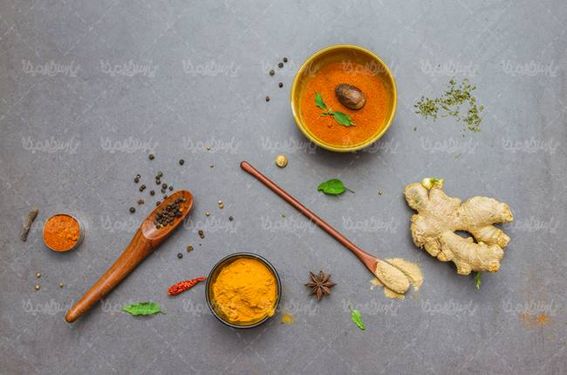 میوه فروشی  فلفل قرمز تازه عطاری زردچوبه شلغم
