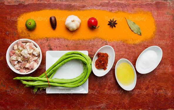 عطاری خشکبار   ظروف ادویه قاشق چوبی سبزی خشک ادویه جات گوشت مرغ1