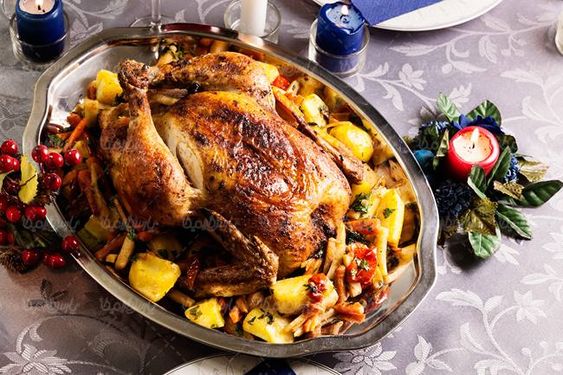مرغ بریان رستوران غذای آماده آشپزخانه تهیه غذا8