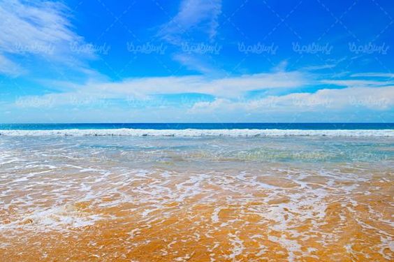 دریا نور خورشید منظره چشم انداز آسمان آبی دریای آرام