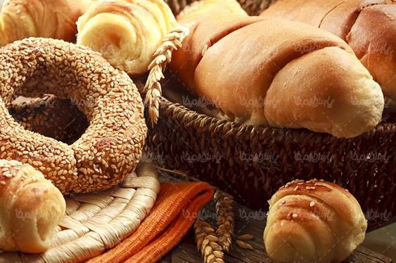 نان فانتزی نان صنعتی پیراشکی نون نانوایی نان تست سبد شیرینی خشک5
