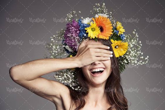 سالن آرایش سالن زیبایی چهره زن چهره دختر تاج گل11