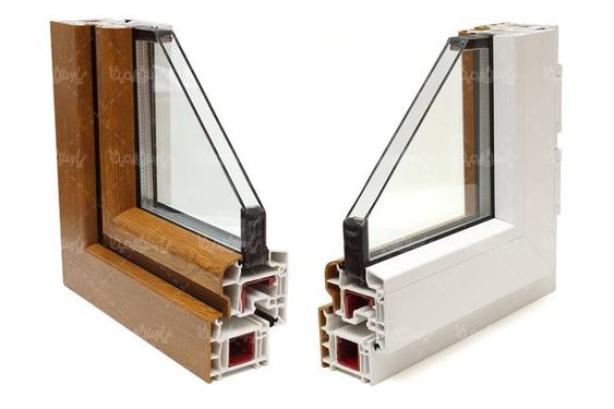 پرفیل پنجره دو جداره پنجره upvc