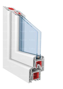 پرفیل پنجره دو جداره پنجره upvc