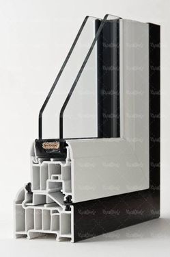 پرفیل پنجره دو جداره پنجره upvc