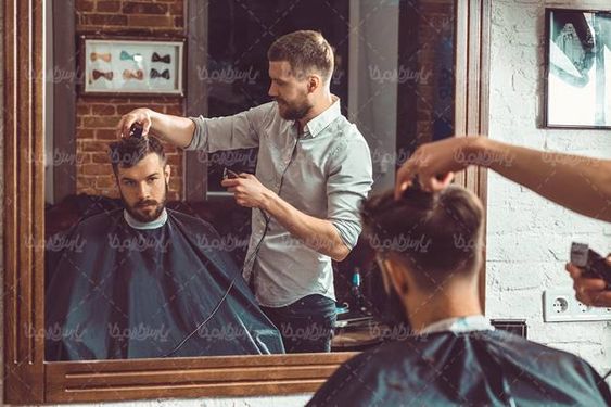 آرایشگاه مردانه اصلاح سرمو پیرایش کوتاه کردن مو