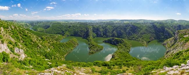 منظره چشم انداز طبیعت رودخانه آب تابستان