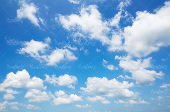 منظره چشم انداز آسمان آبی ابر های سفید لکه های ابر9