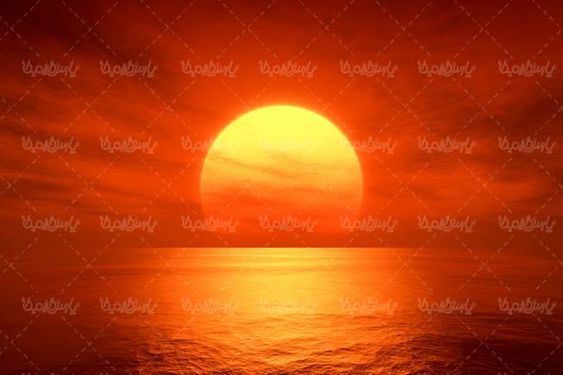 منظره چشم انداز غروب خورشید غروب آفتاب