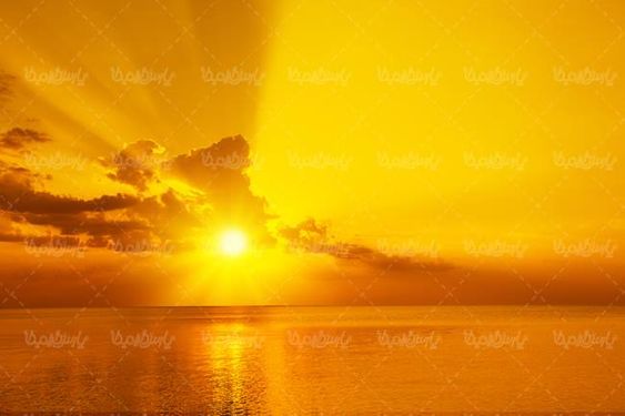 چشم انداز منظره طبیعت منظره غروب خورشید آب دریا