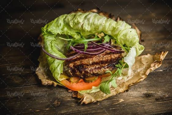 ساندویچ ساندویچی برگر زغالی اغذیه فست فود10