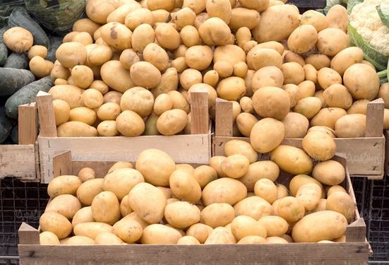 سیب زمینی میوه فروشی سوپر میوه