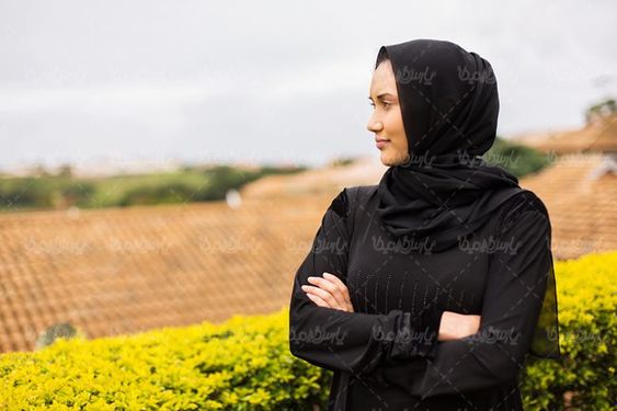 زن با حجاب عفاف مانتو روسری گالری پوشاک