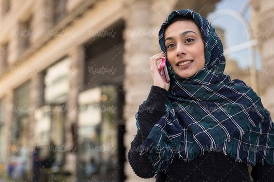 زن با حجاب عفاف مانتو روسری گالری پوشاک