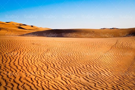 صحرا بیابان کویر صحرای شن  منظره بیابان شنی