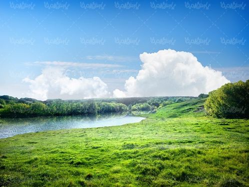 رودخانه منظره چشم انداز طبیعت بهار