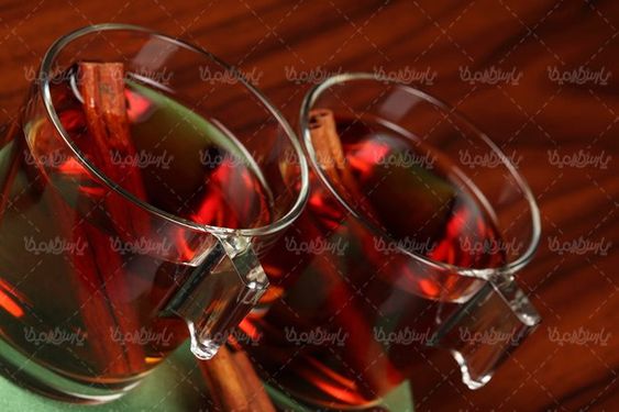 چای کافی شاپ فنجان شیشه ای
