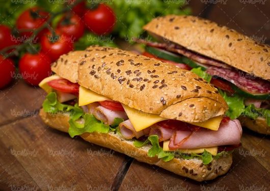 ساندویچ چیزبرگر اغذیه ساندویچی