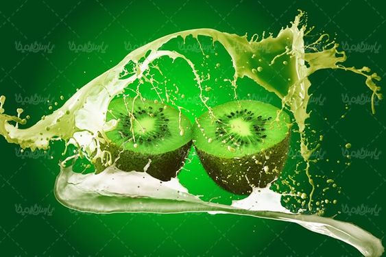کیوی آب میوه قاچ کیوی میوه سرا