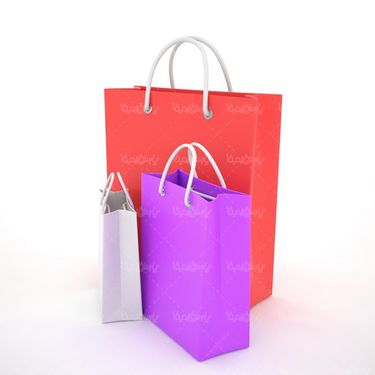 پاکت خرید دسته دار پاکت رنگی