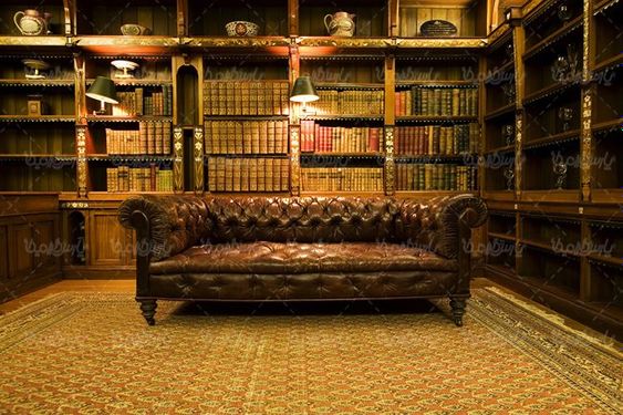 کتابخانه قفسه کتاب مبلمان سلطنتی