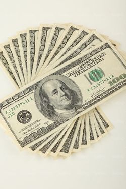 پول اسکناس دلار ارز پول خارجی نقدینگی