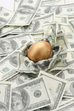 پول اسکناس دلار ارز پول خارجی دسته دلار