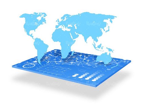 تبلت نمودار سه بعدی چارت گرافیکی موبایل
