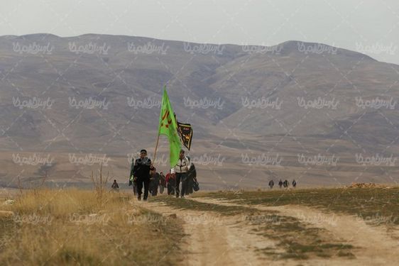 دانلود عکس هیئت پیاده  مشهد