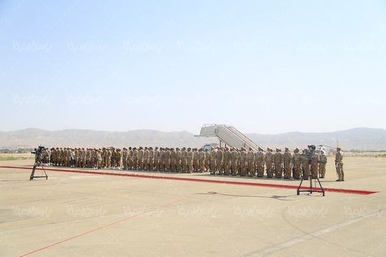استقبال نیروهای مسلح از رئیس جمهور