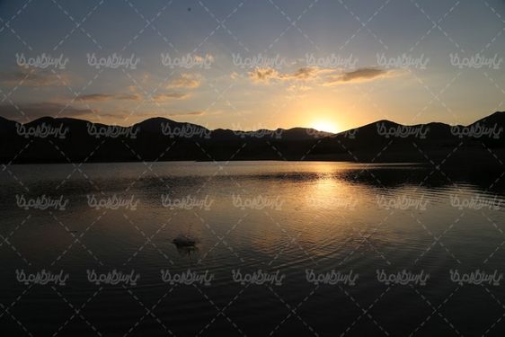 دانلود چشم انداز زیبای غروب خورشید